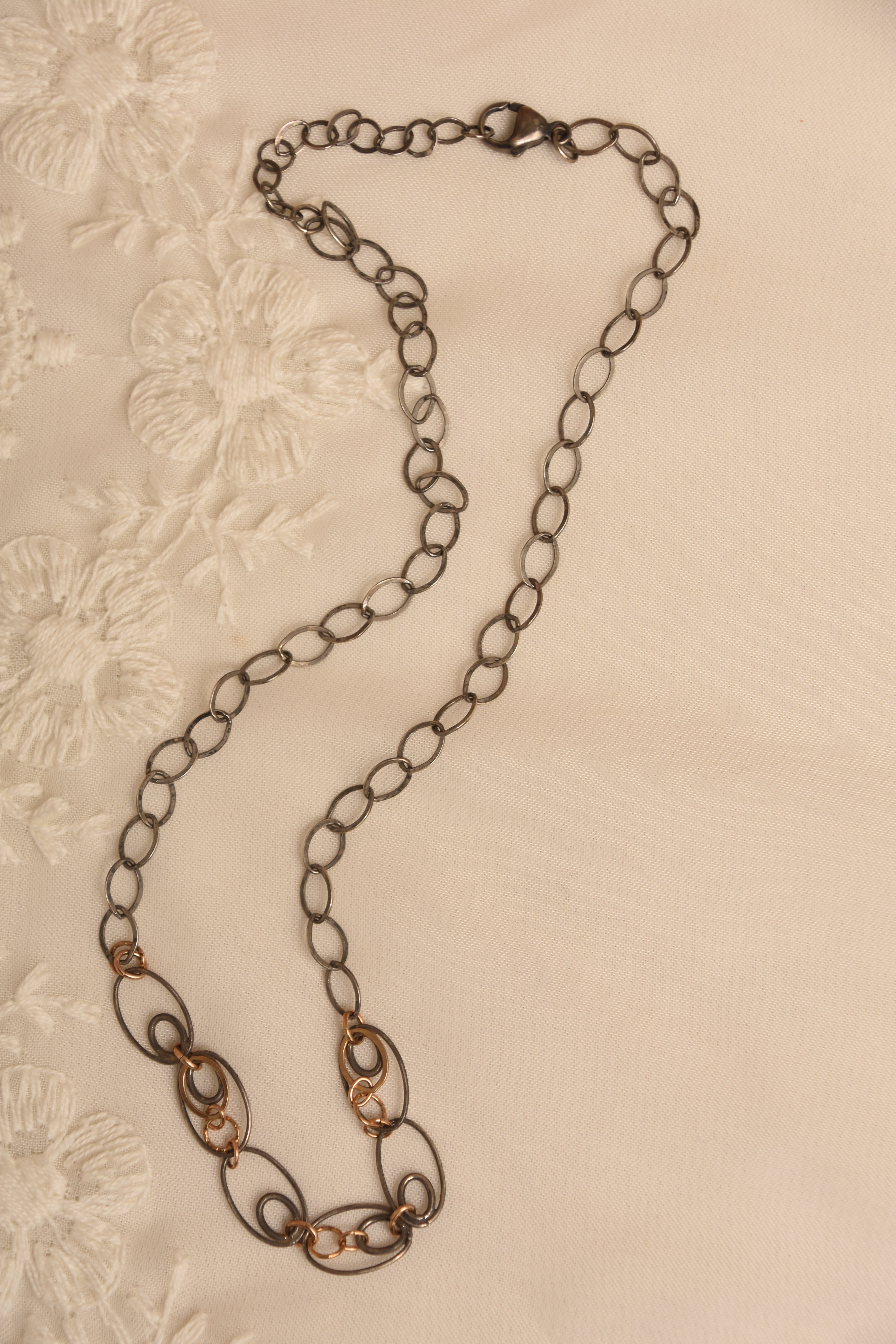 Oval Chain with GF Accents