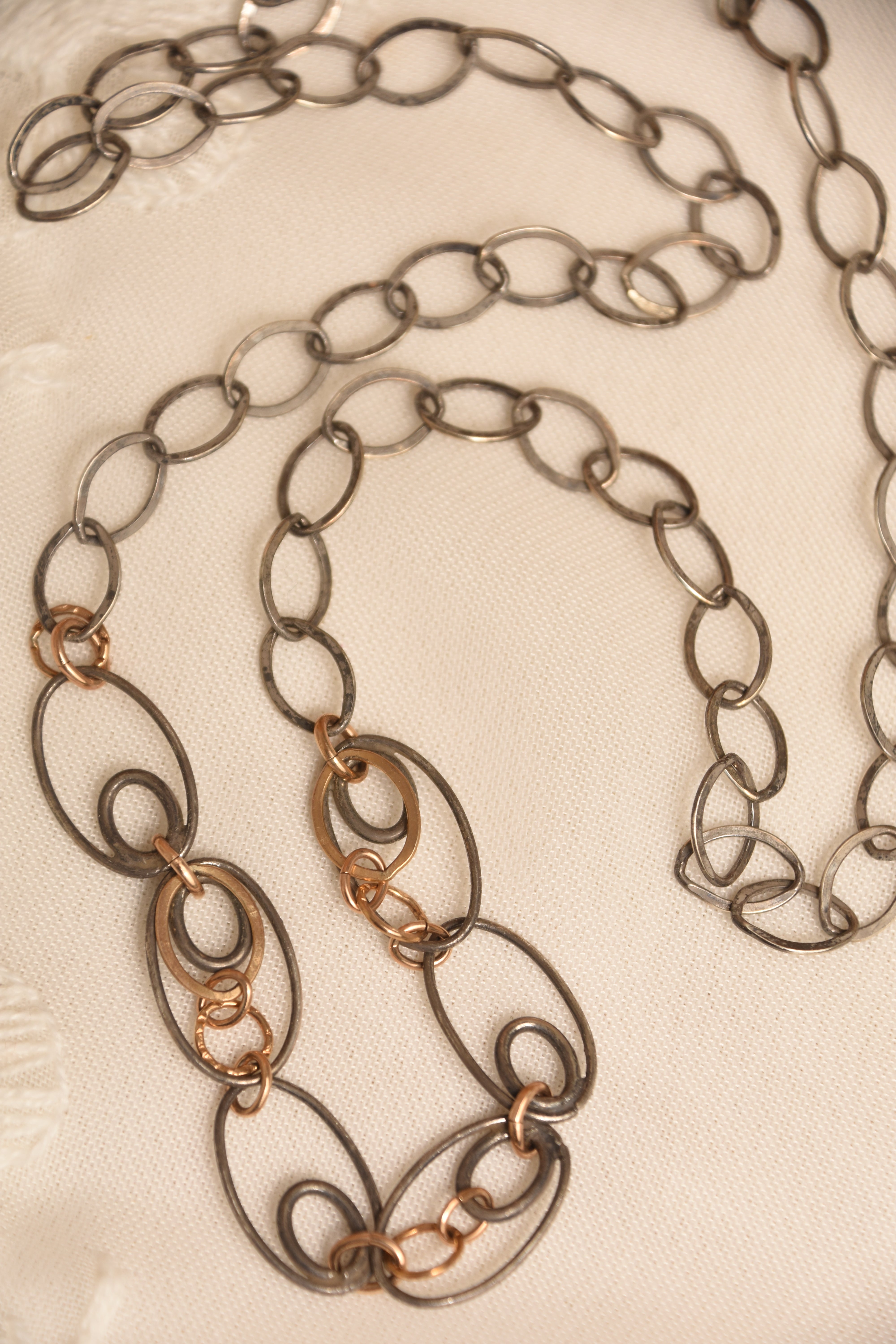 Oval Chain with GF Accents