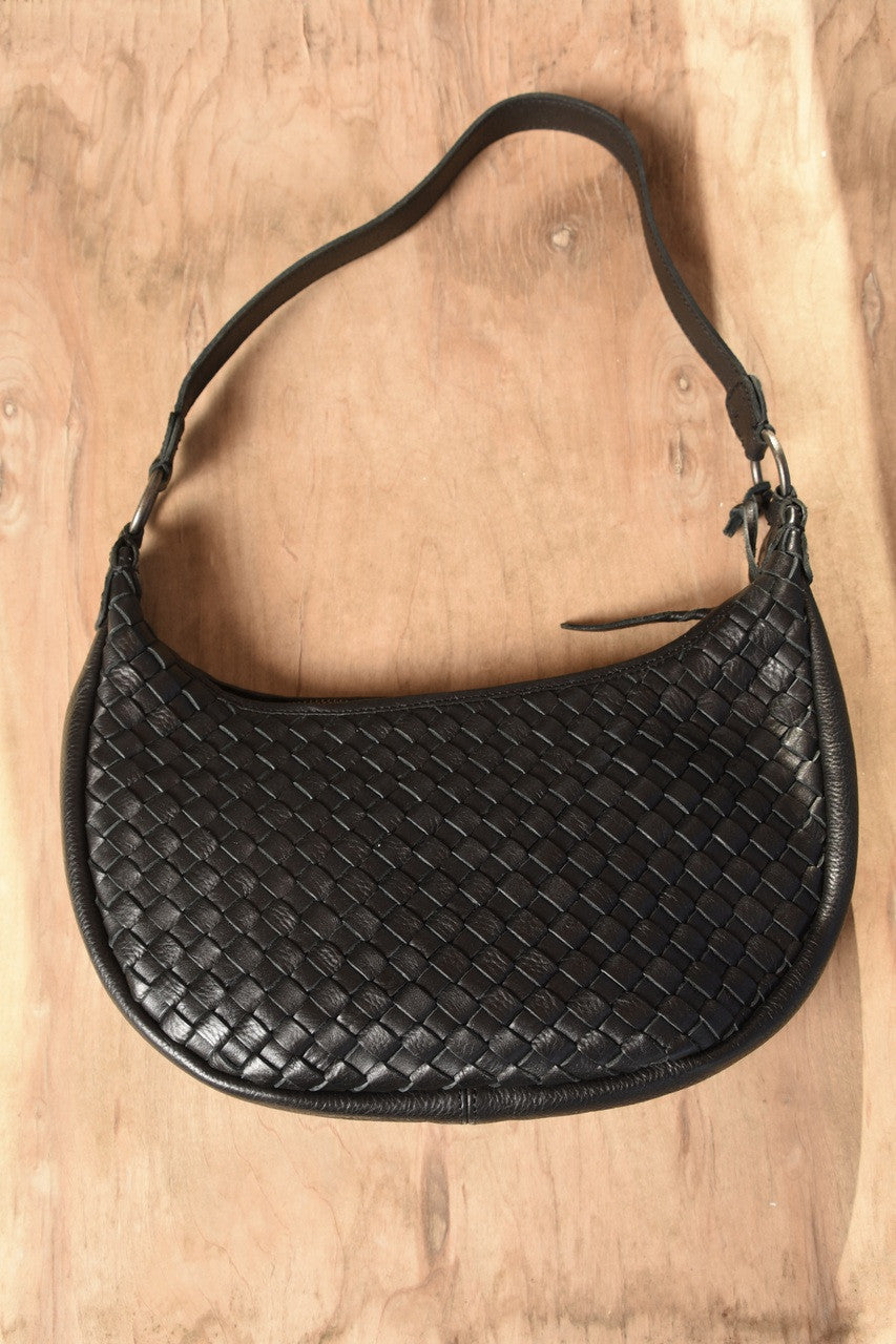 JULES WOVEN SHOULDER BAG