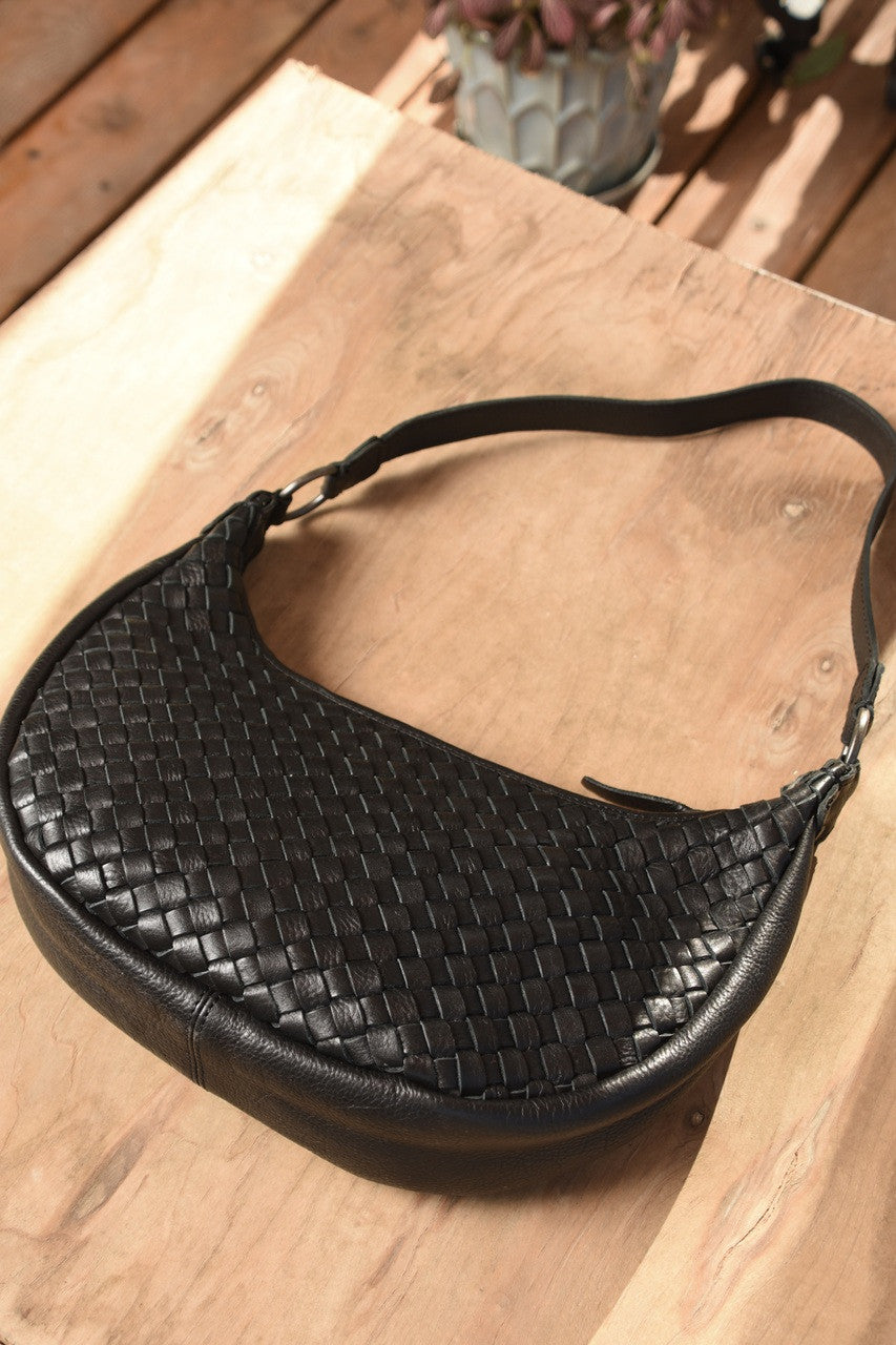 JULES WOVEN SHOULDER BAG