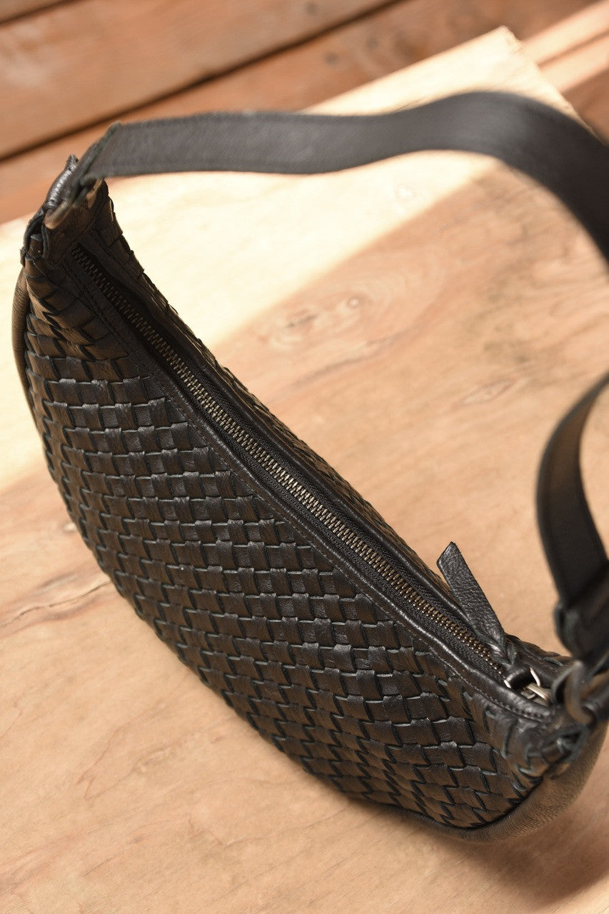 JULES WOVEN SHOULDER BAG