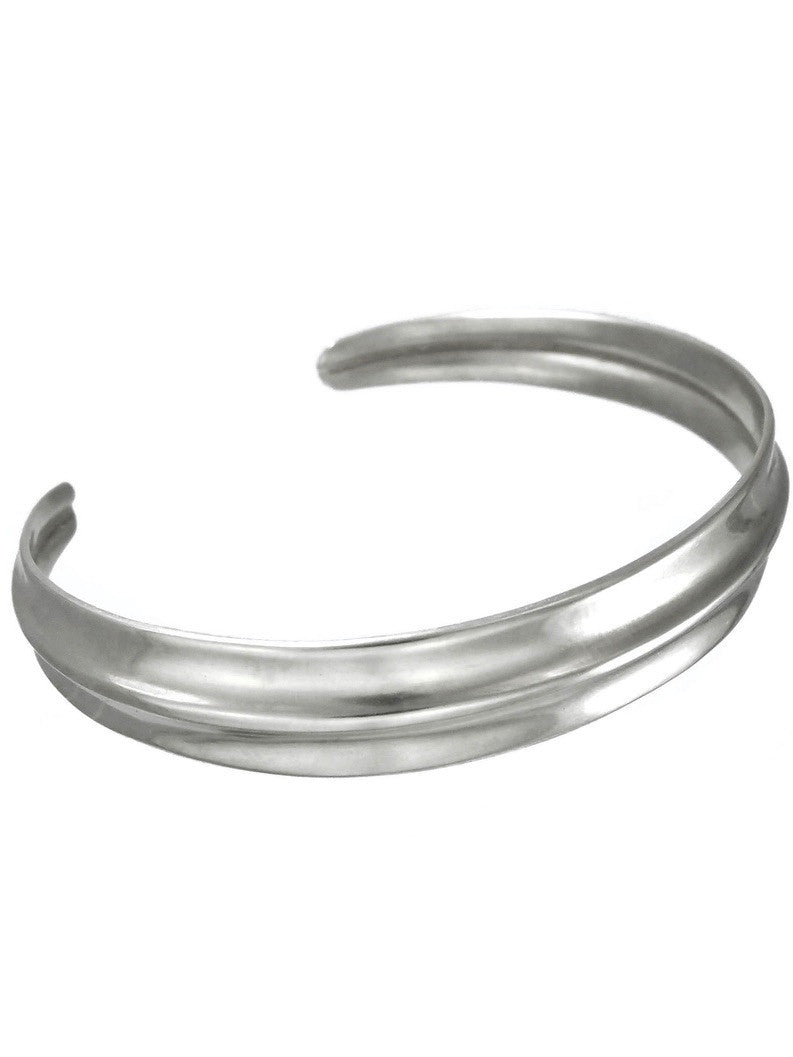 Ridge Cuff - Silver