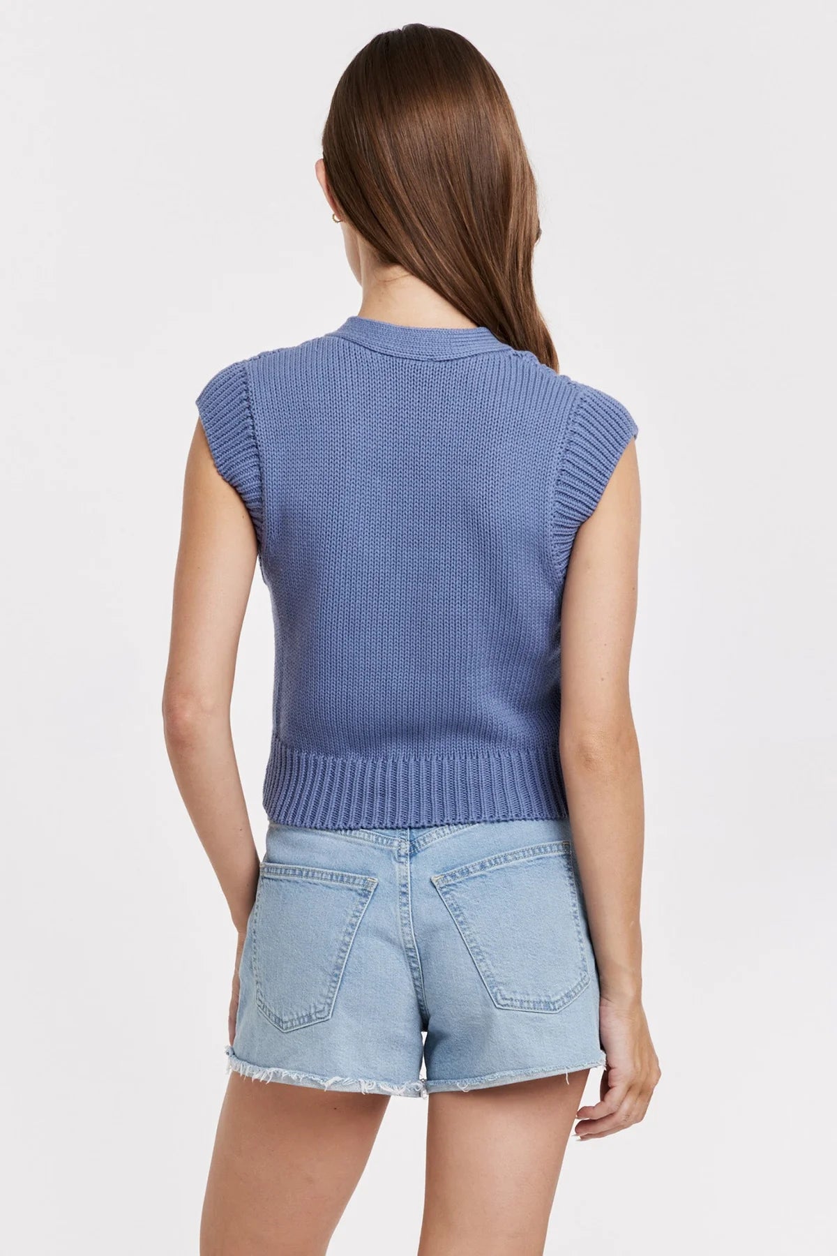 Emberly Chunky Knit Sweater Vest