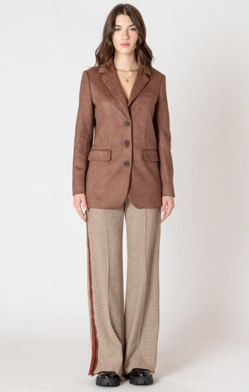 Faux Suede Blazer