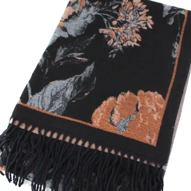 Floral Pattern Scarf