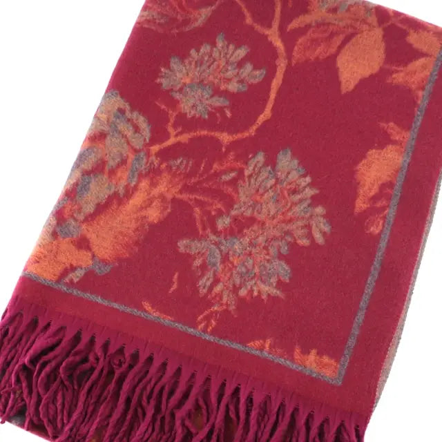 Floral Pattern Scarf