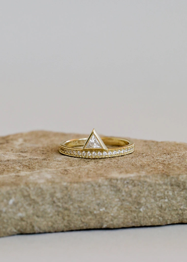Stacked Triangle Ring