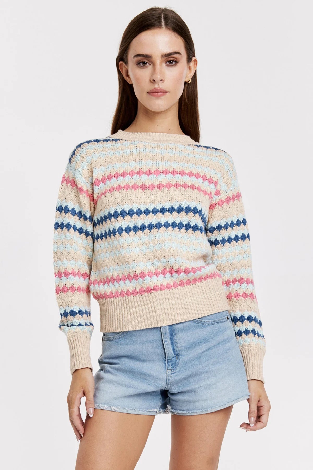 Jewel Multicolor Stripe Sweater