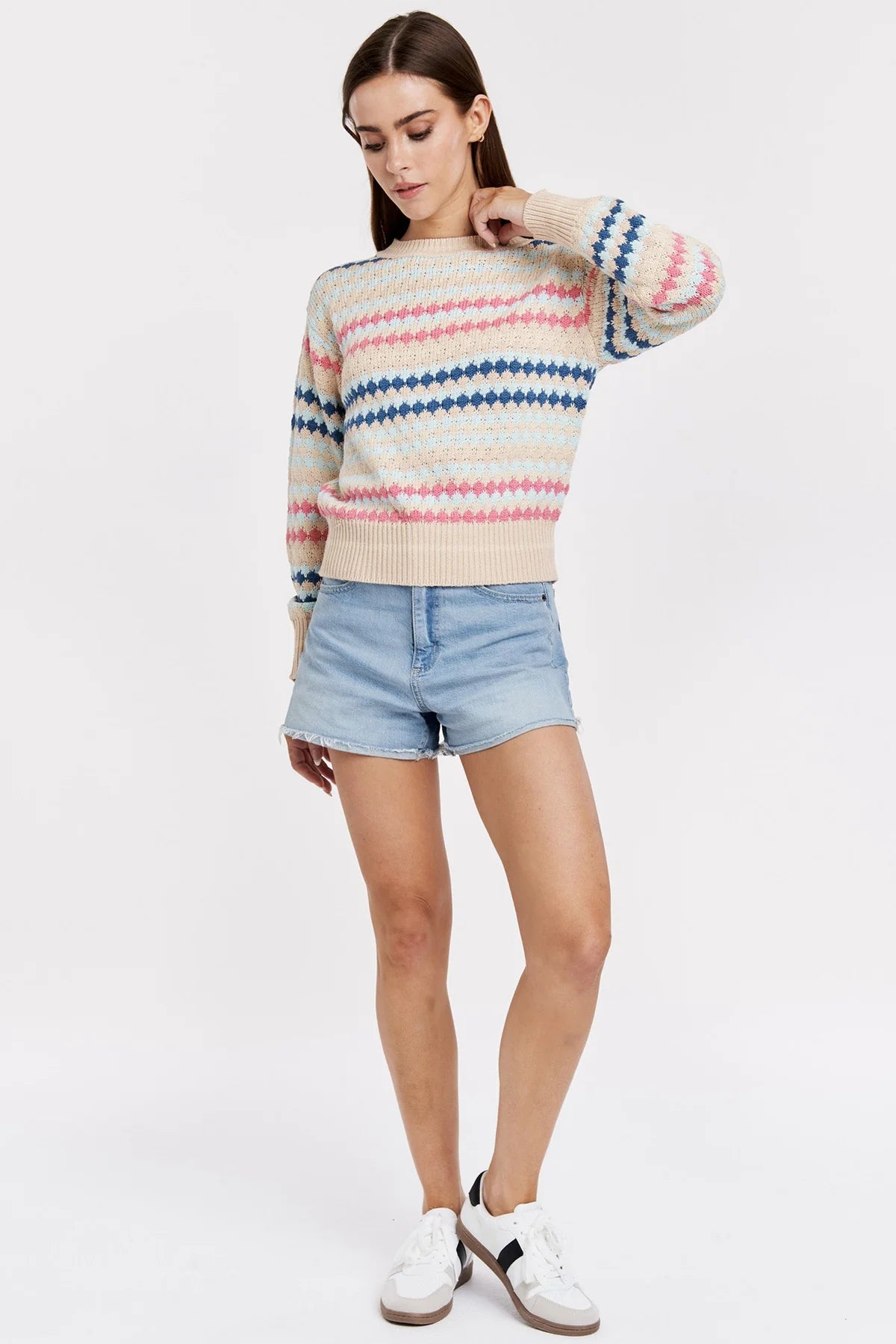 Jewel Multicolor Stripe Sweater