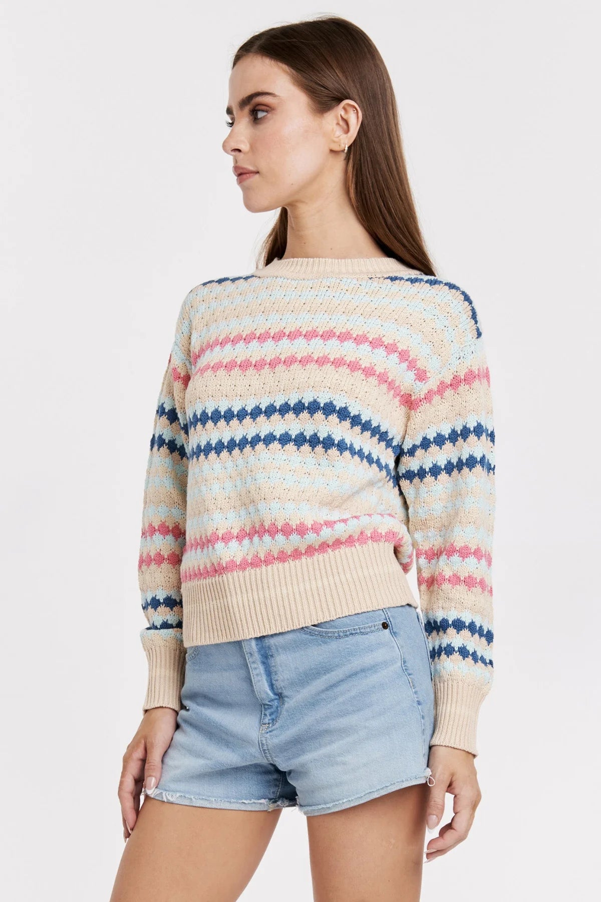 Jewel Multicolor Stripe Sweater