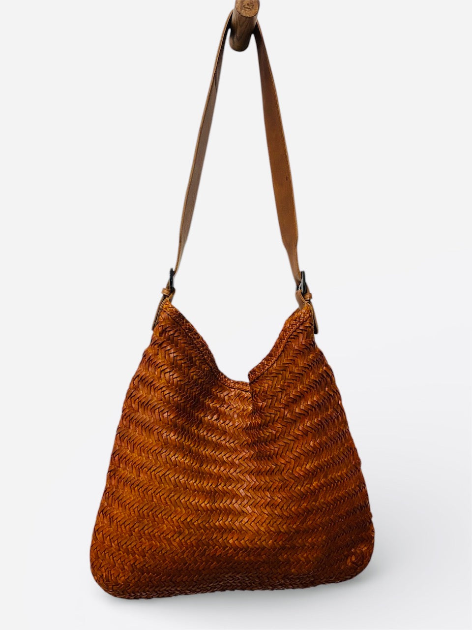 Kish Woven Hobo Bag