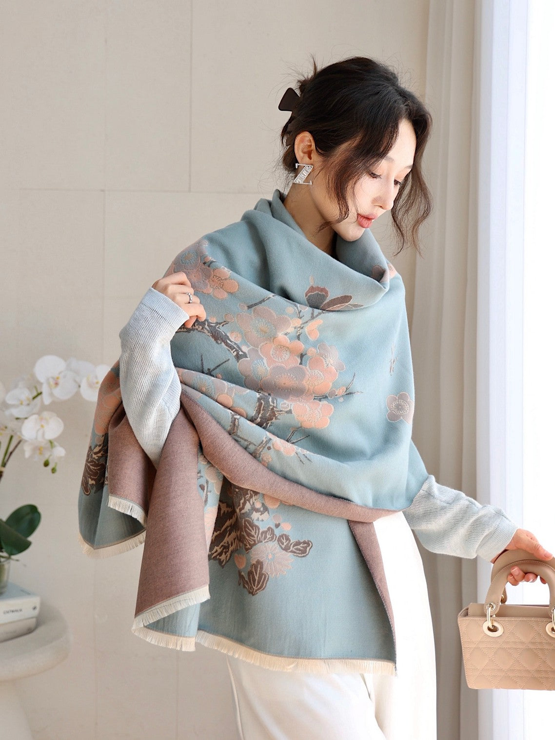 Multicolor Floral Scarf