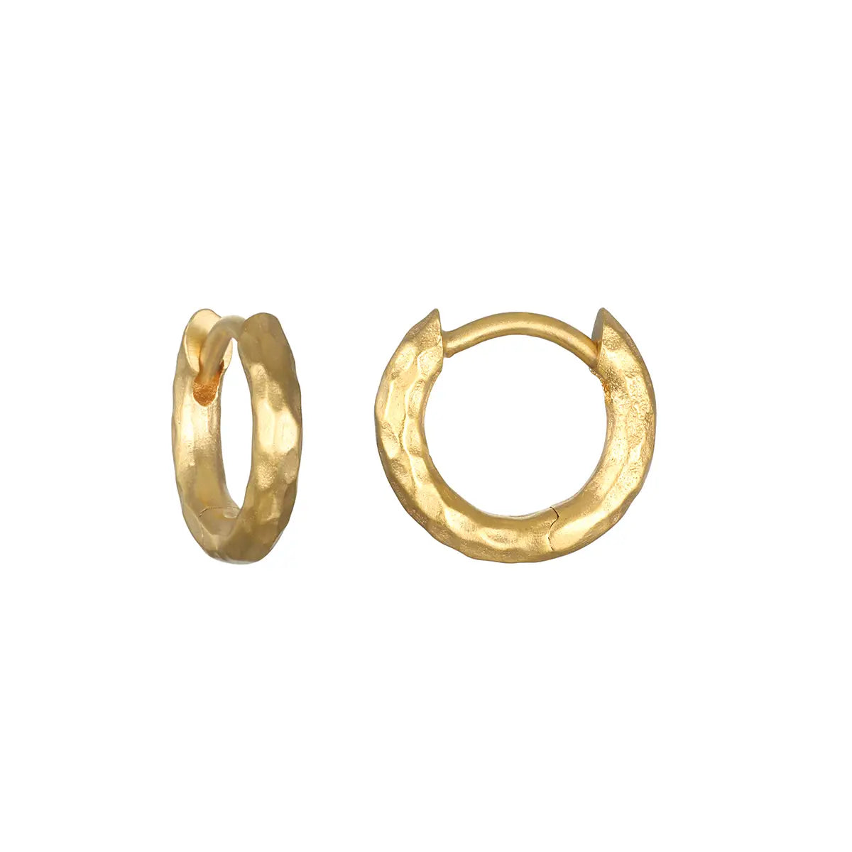 Small Textured Hoop