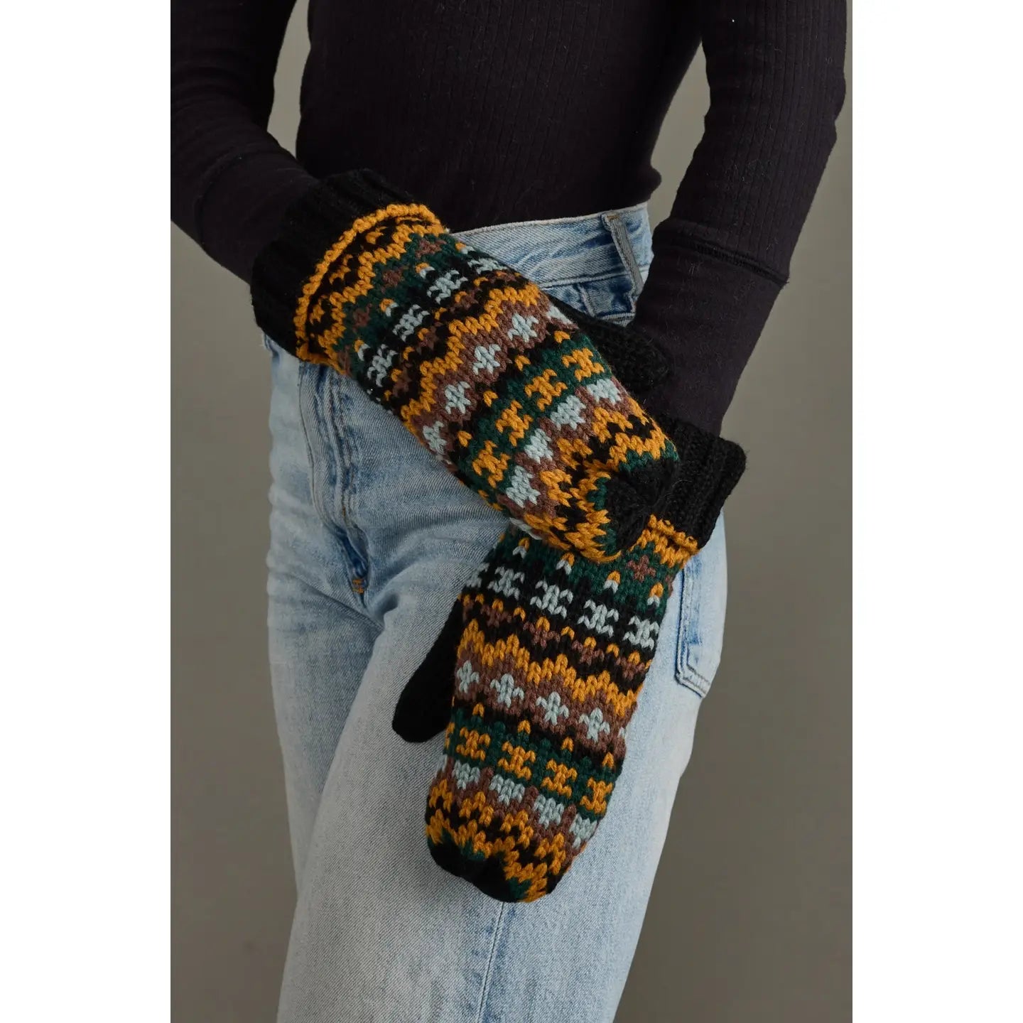 Multi Patterned Mittens