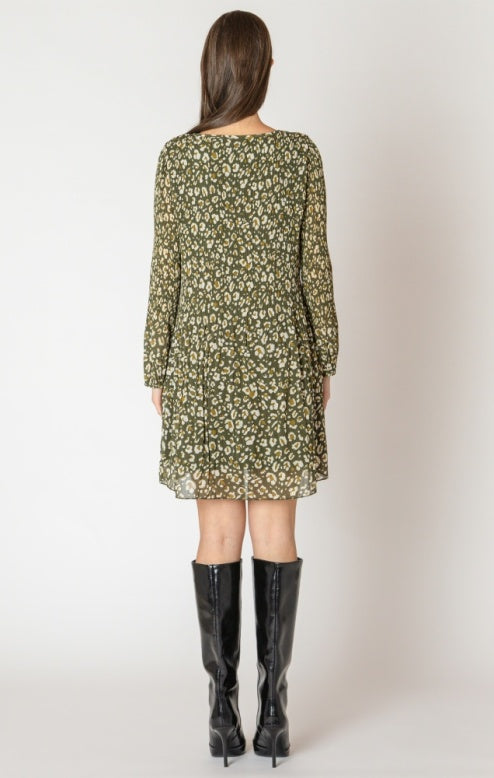 Pleated A-Line Dress