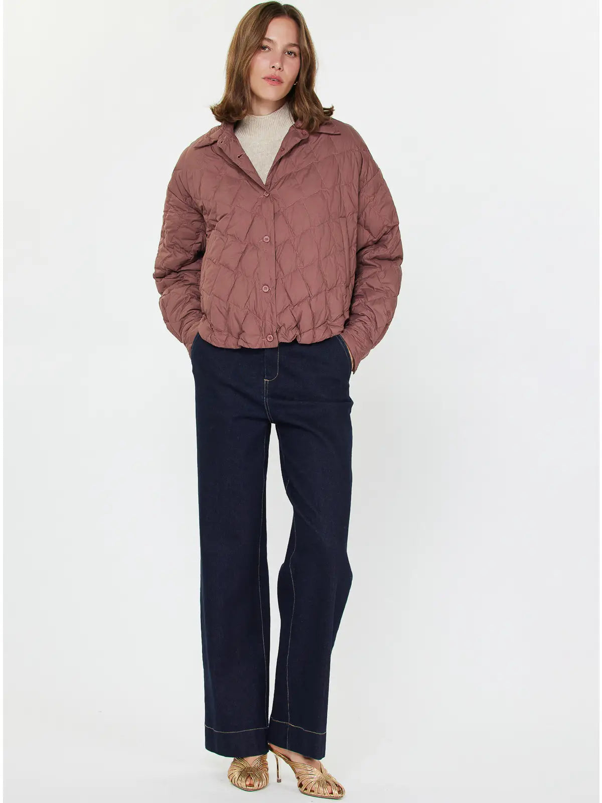 Quilted Duck Down Jacket