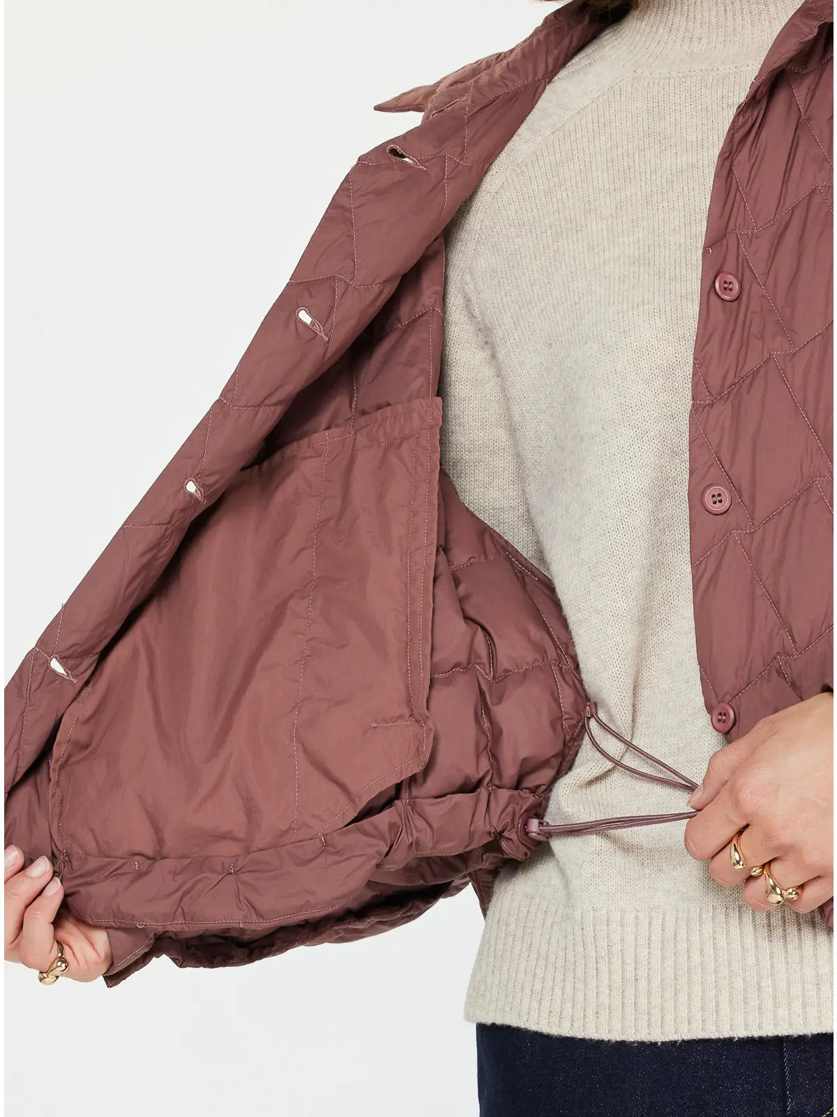 Quilted Duck Down Jacket