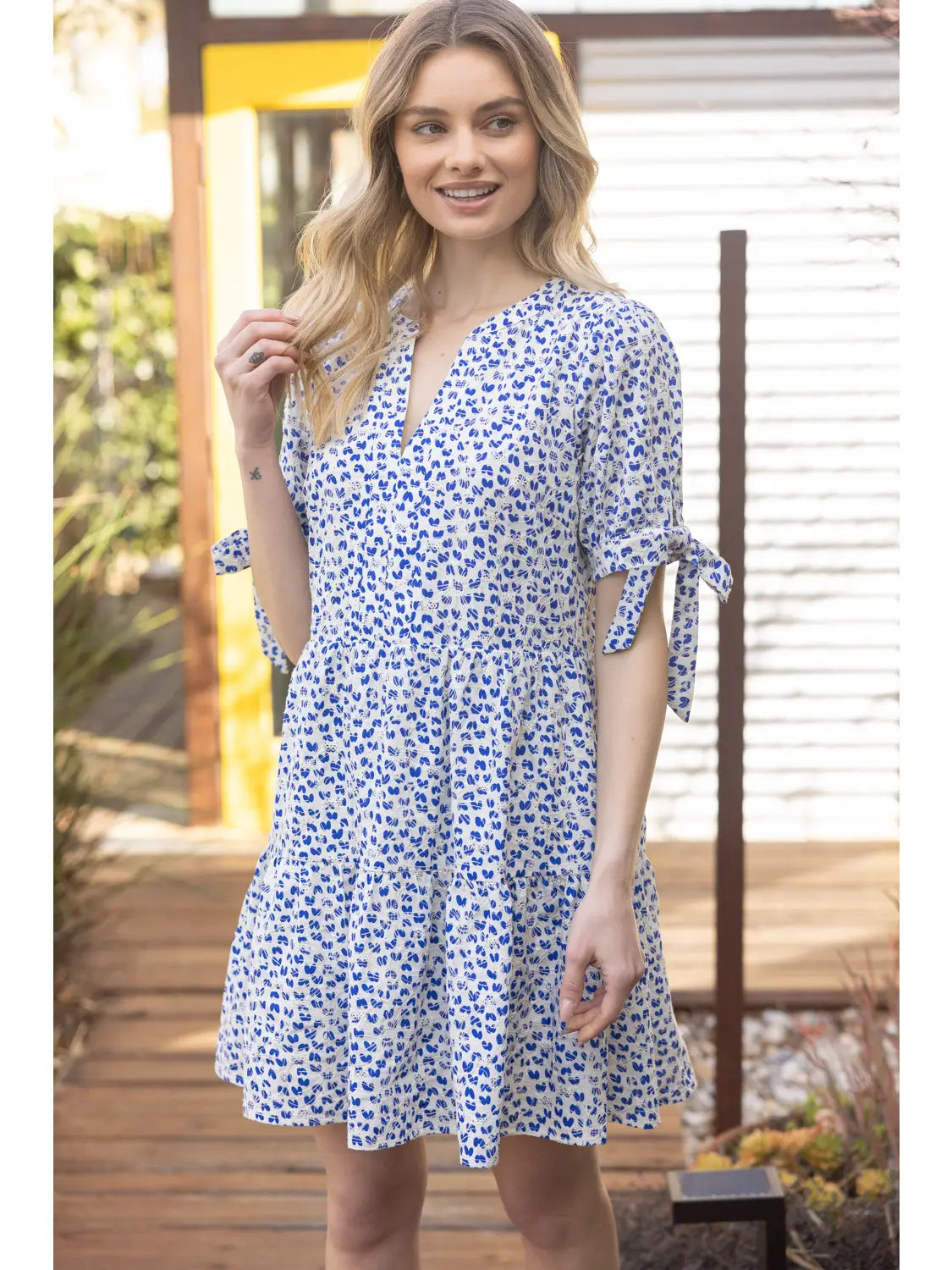 Embroidered Floral Dress