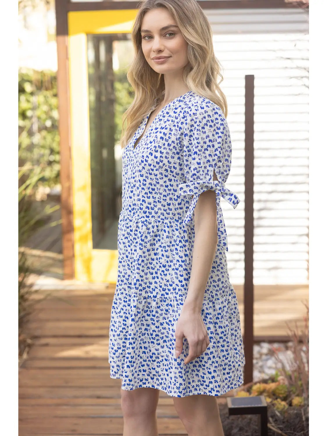 Embroidered Floral Dress