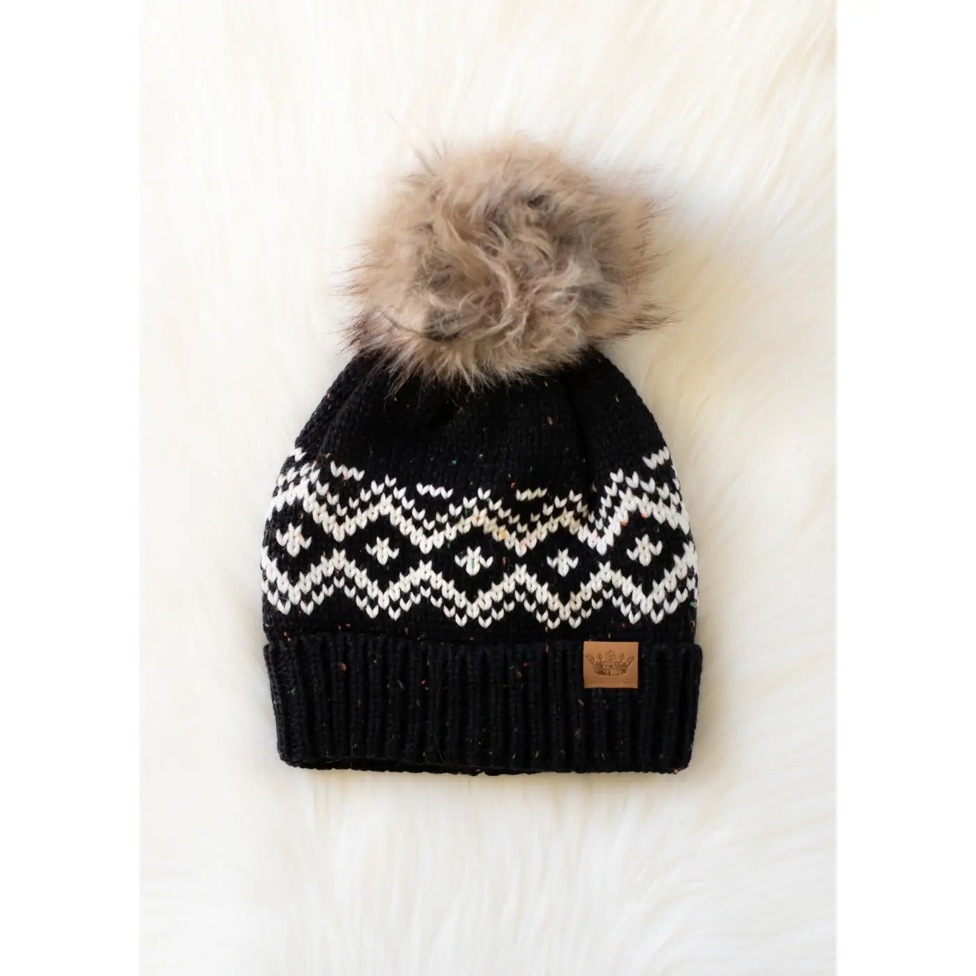 Speckled Pom Hat