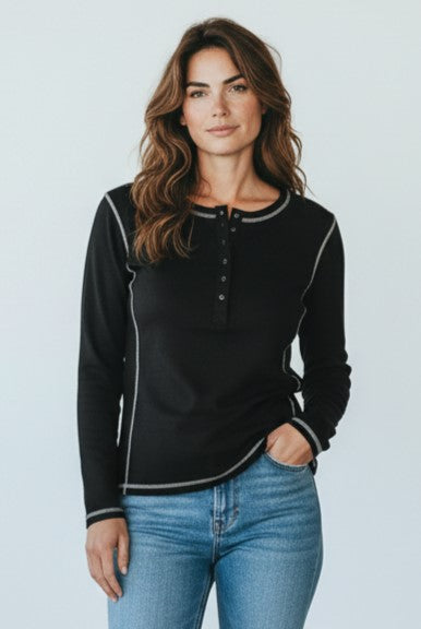 Alida Henley Top