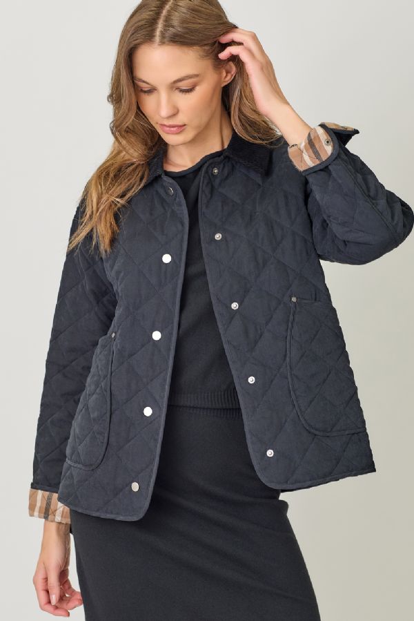 Contrast Quilted Jacket