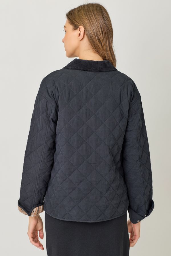 Contrast Quilted Jacket