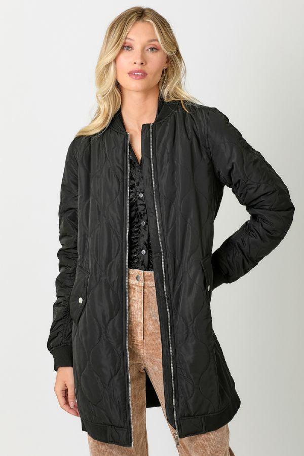 LONG BOMBER JACKET