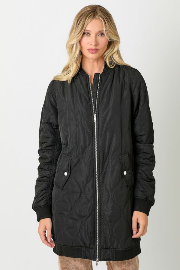 LONG BOMBER JACKET