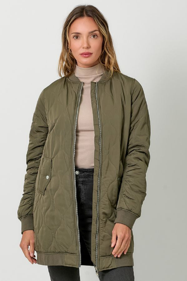 LONG BOMBER JACKET