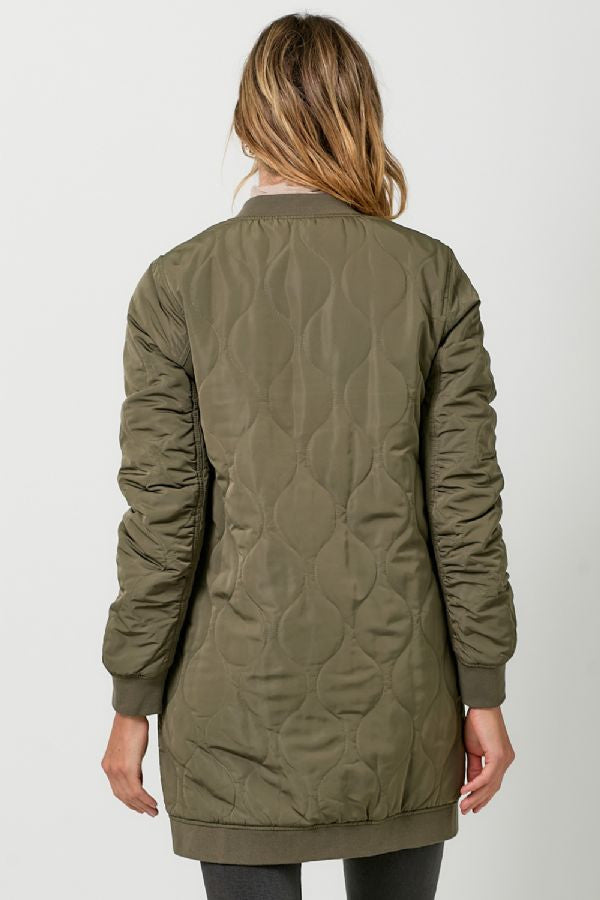 LONG BOMBER JACKET