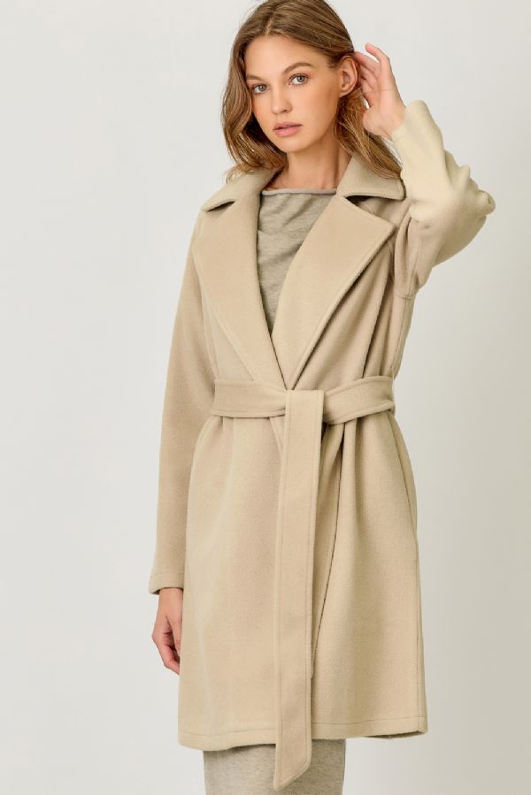 Lapel Robe Coat