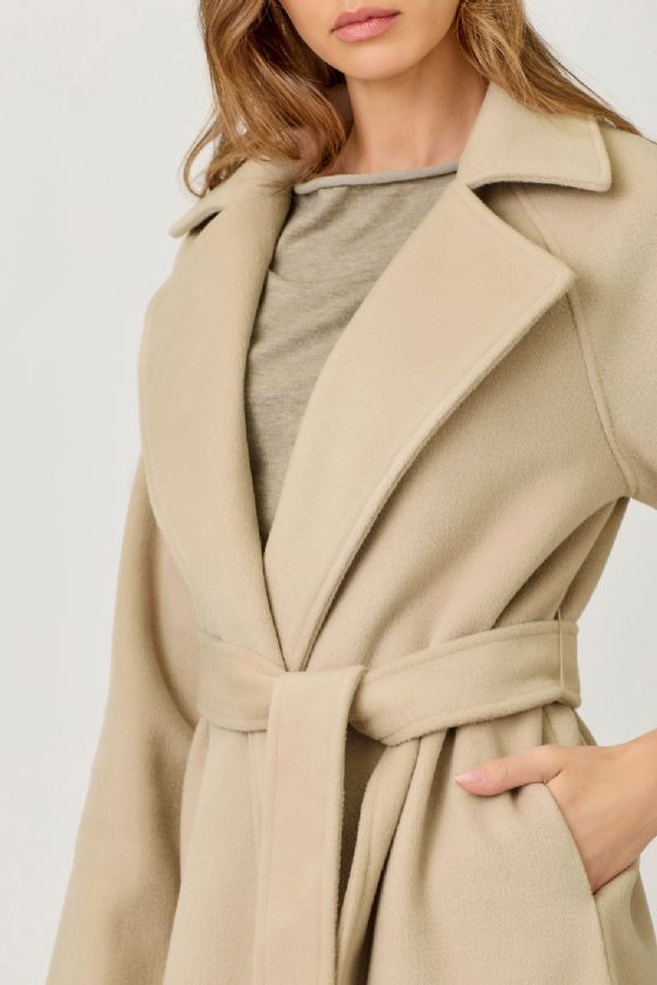 Lapel Robe Coat