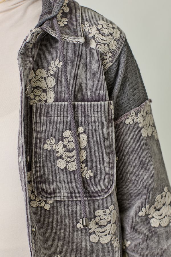 Flower Hoodie Jacket