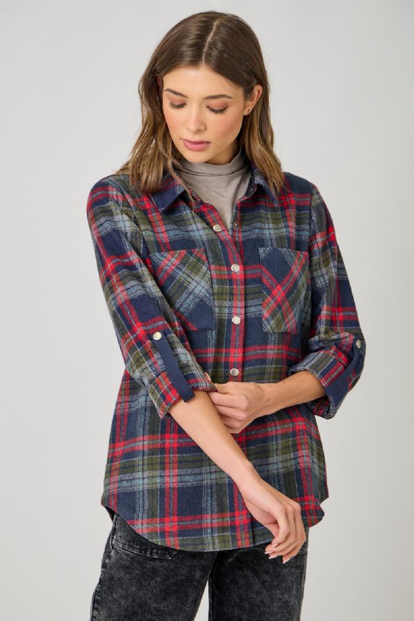 Plaid Shirt Jacket