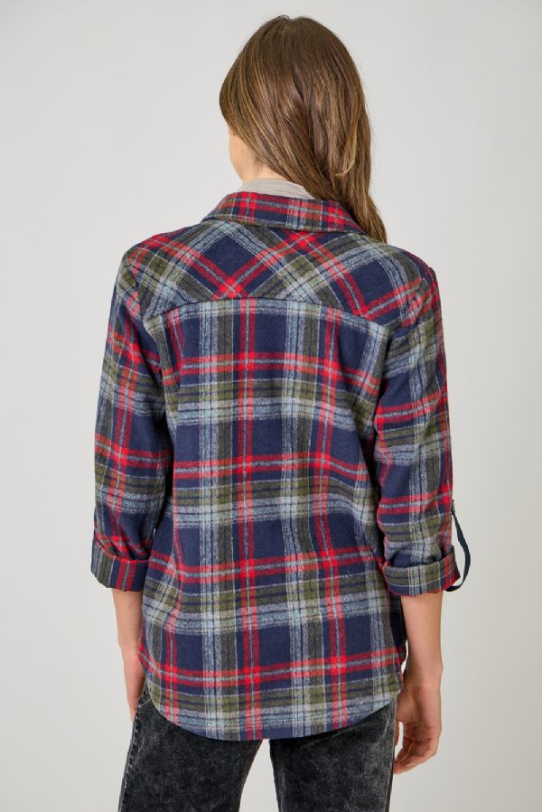 Plaid Shirt Jacket