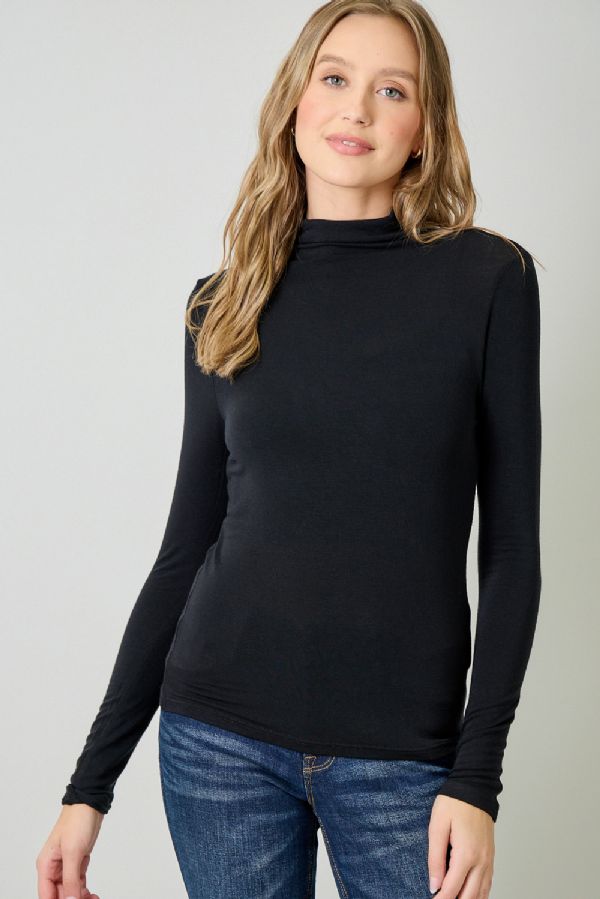 Essential Mock Neck Top