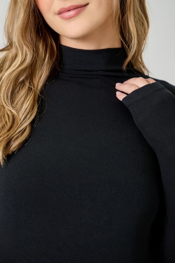 Essential Mock Neck Top