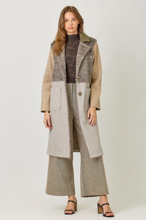 Color Block Coat