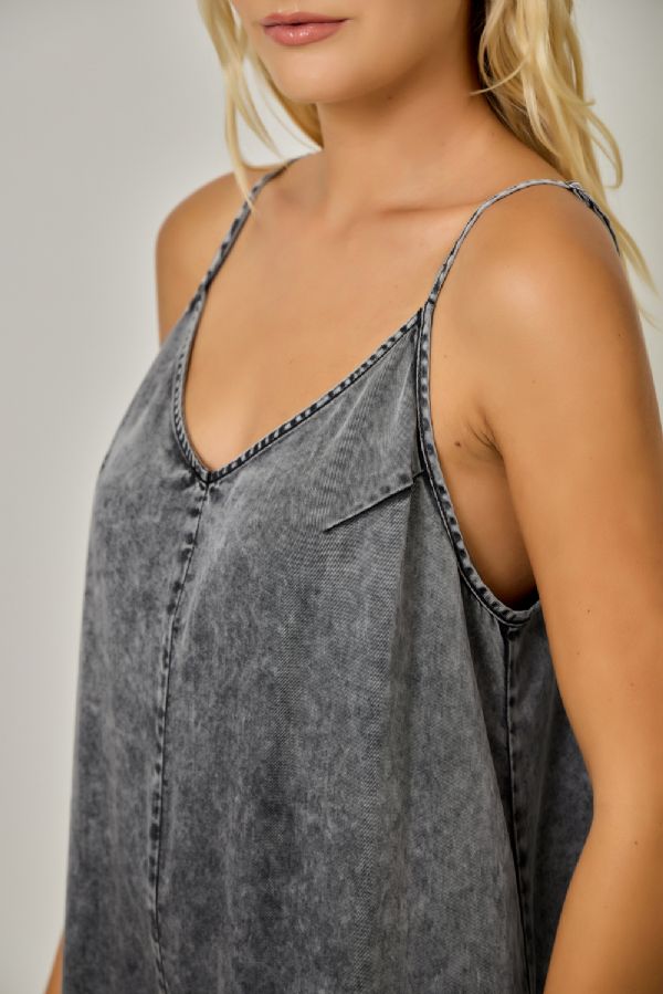 Washed Tencel Jumpsuit