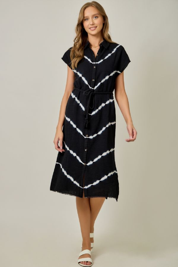Tie Dye Shirt Dress