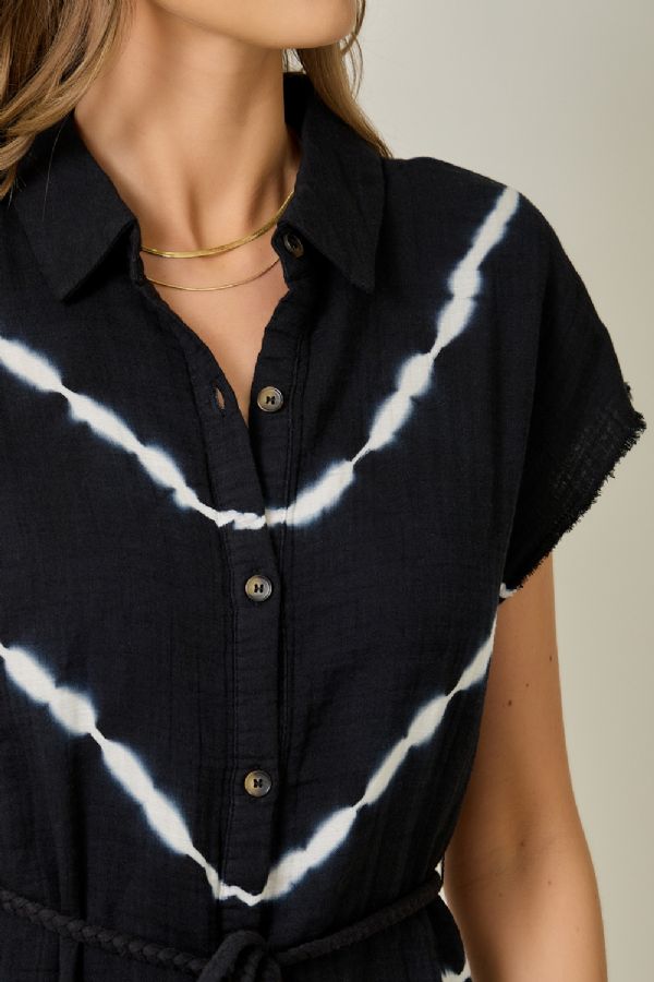 Tie Dye Shirt Dress