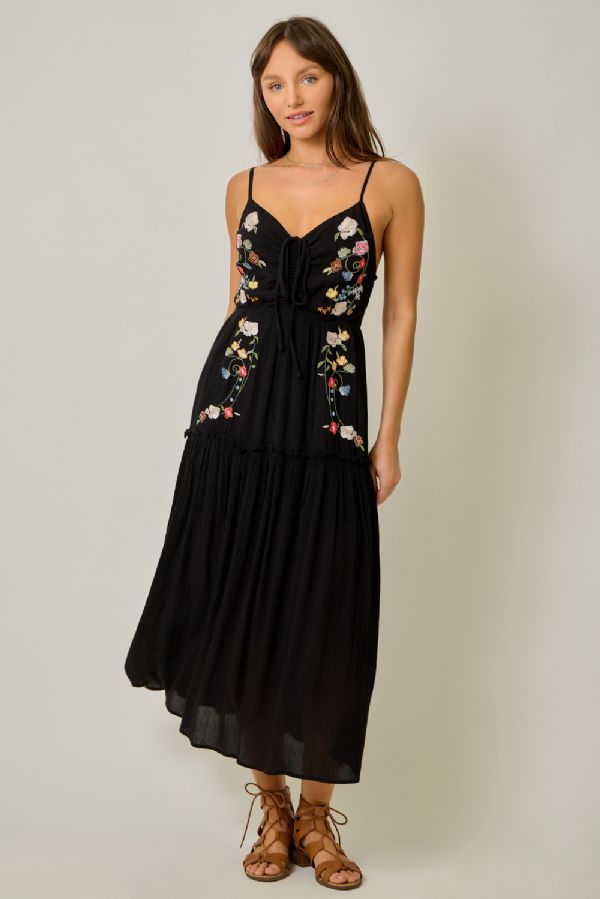 Embroidered Long Dress