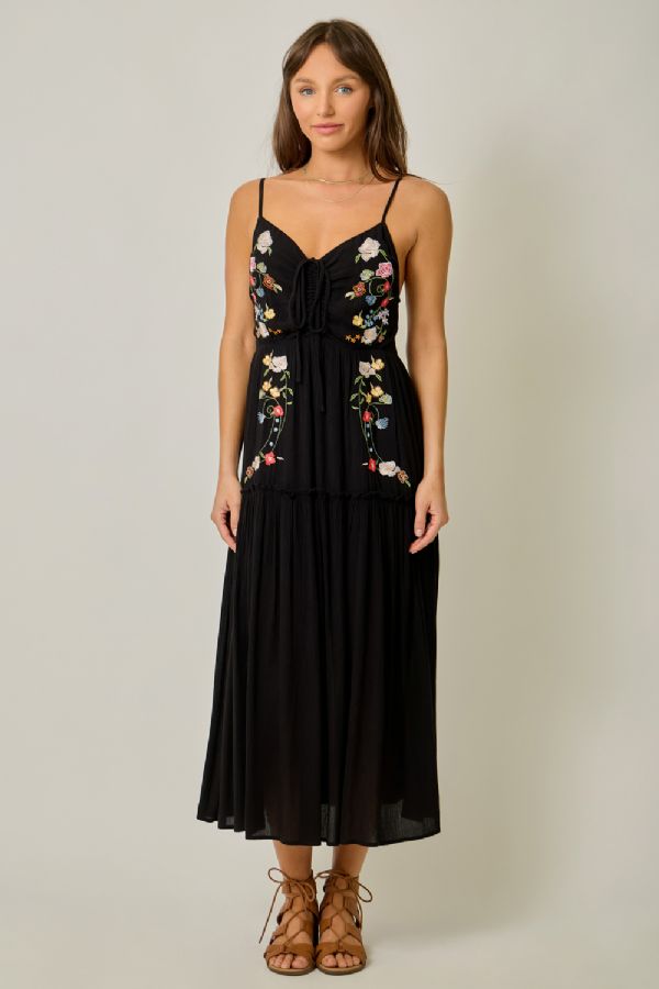 Embroidered Long Dress