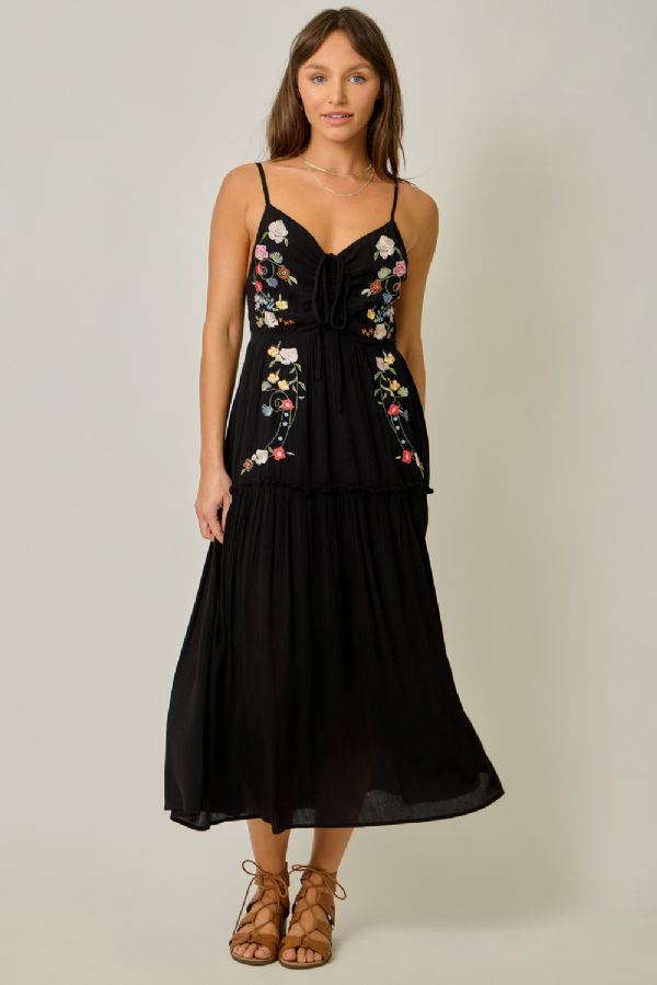 Embroidered Long Dress