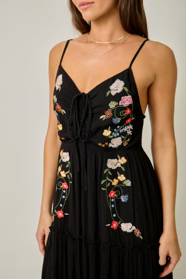Embroidered Long Dress