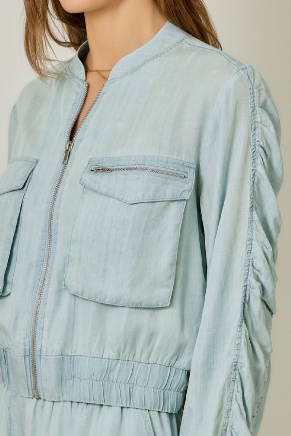 Tencel Bomber Jacket