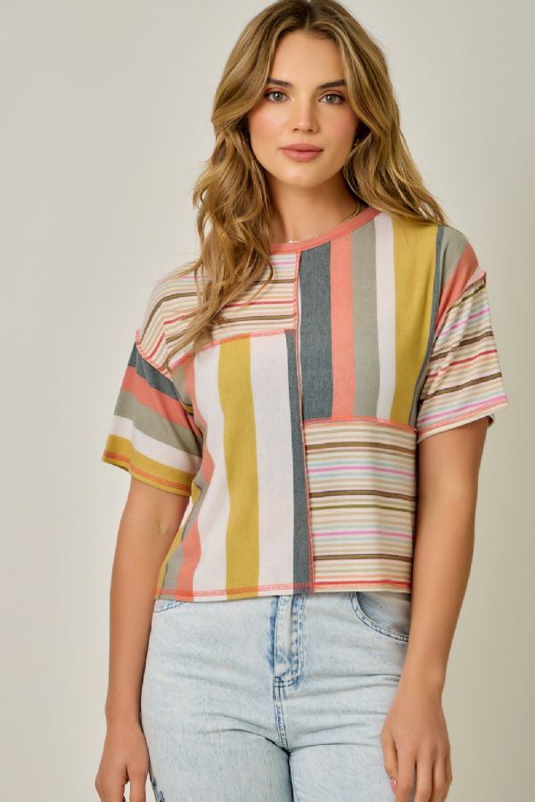 Mix Stripe T-Shirt