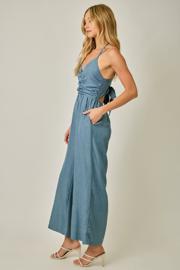 Halter Tie Jumpsuit