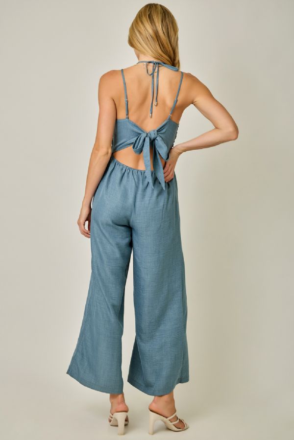 Halter Tie Jumpsuit